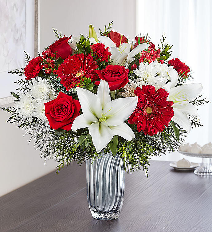Christmas Celebration™ Bouquet arranged by a florist in Burr Ridge, IL