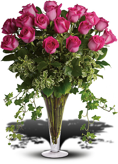 Pink Flowers in Vase - 18