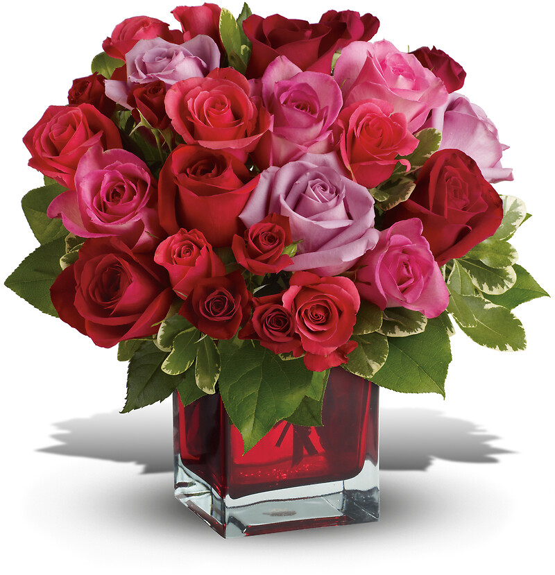 Madly in Love Bouquet with Red Roses arranged by a florist in Burr