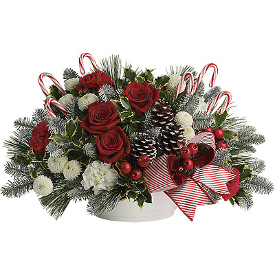 Jolly Candy Cane Bouquet