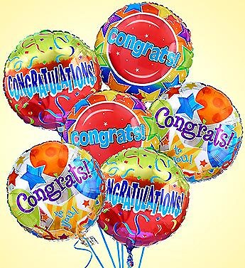 Air-Rangement&amp;reg; - Congratulations Mylar Balloons
