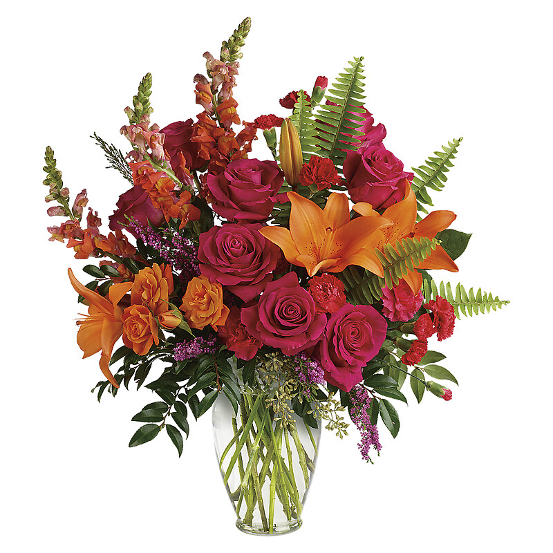 Punch Of Color Bouquet arranged by a florist in Burr Ridge, IL Bud's